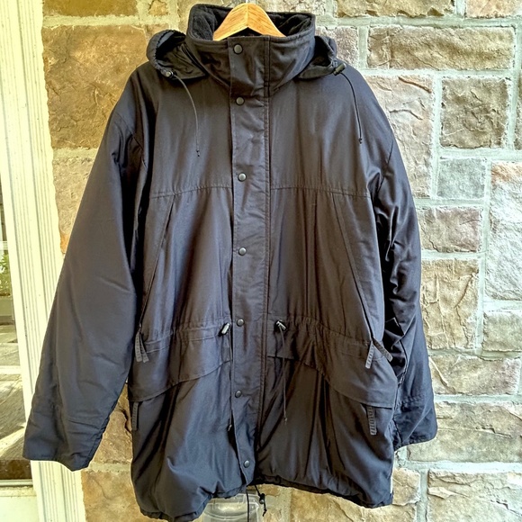 Vintage/Rare Kanuk Black Parka Jacket / Size 6 / Celine Dion World Tour - Picture 2 of 11